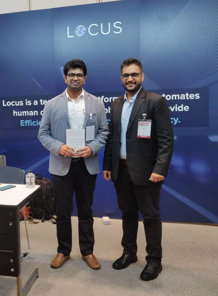 Shobhit Gupta representing Locus at the Last Mile ASEAN Conference and Expo 2019